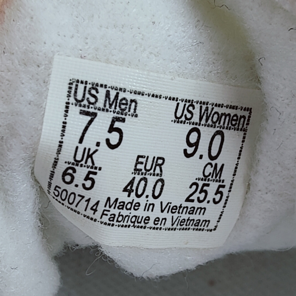 Vans Women's White Sneakers - Picture 8 of 13